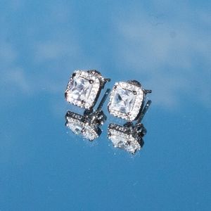 White Cubic Zirconia 925 Sterling Silver Earrings